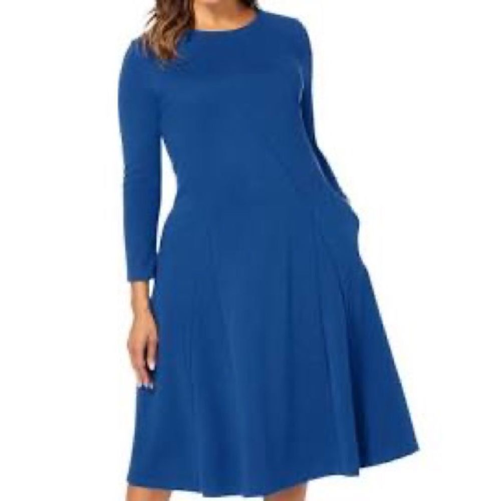 Soft Surroundings M Royal Blue Tunic Dress